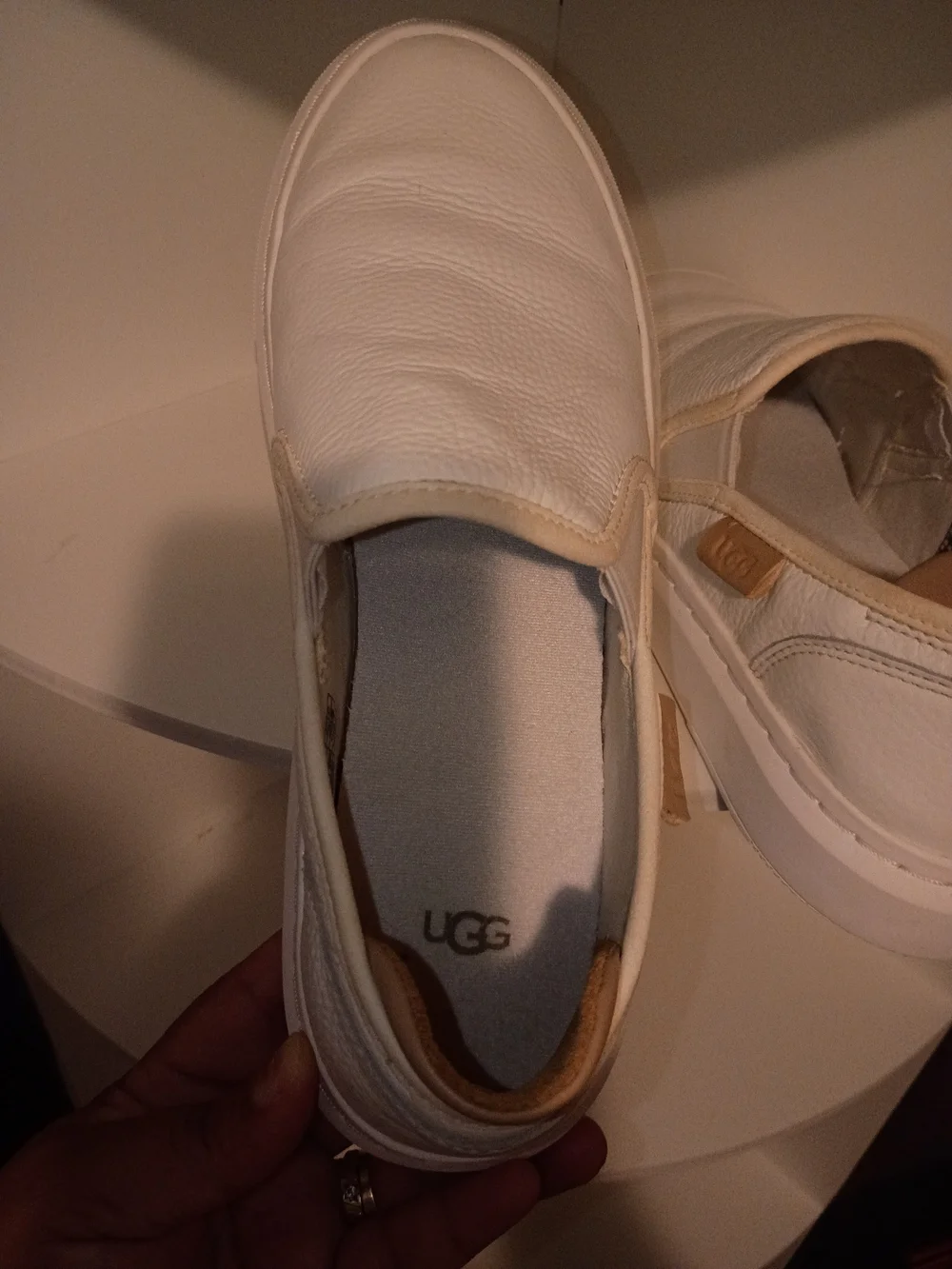 UGG smooth white